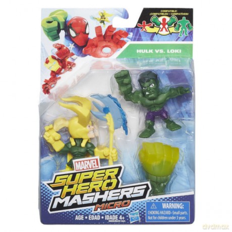 HASBRO Avengers Micro 2pack, Hulk vs Loki [FIGURKA]