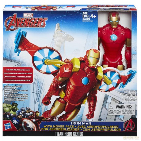 HASBRO Avengers Titan Hero z pojazd. Iron Man [FIGURKA]