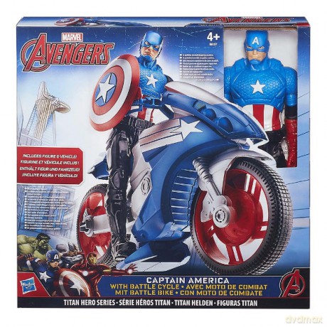 HASBRO Avengers Titan Hero z pojazd. Kapitan [FIGURKA]