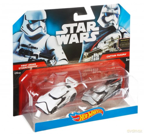 HOT WHEELS Star Wars Samochodziki Dwupak (Gwiezdne Wojny)