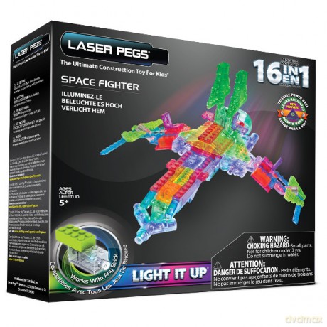 LASER PEGS 16 in 1 Space Fighter