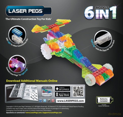LASER PEGS 6 in 1 Dragster