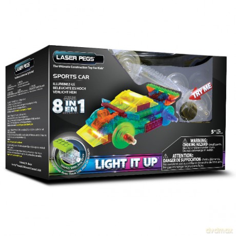 LASER PEGS 8 in 1 Sports Car