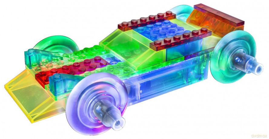 LASER PEGS 8 in 1 Sports Car