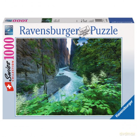 RAVENSBURGER 1000 el. Aareschlut w Szwajcarii [PUZZLE]