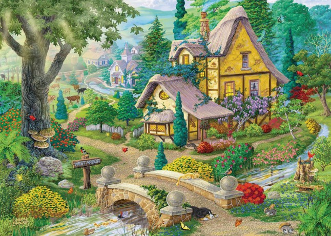 RAVENSBURGER 1000 el. Droga do West Arbor [PUZZLE]