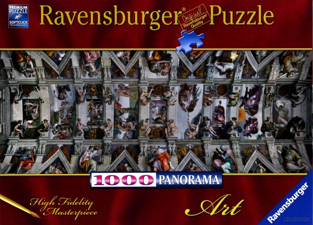 RAVENSBURGER 1000 el. Kaplica Sykstyńska [PUZZLE]