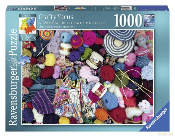 RAVENSBURGER 1000 el. Kolorowy świat wełny [PUZZLE]