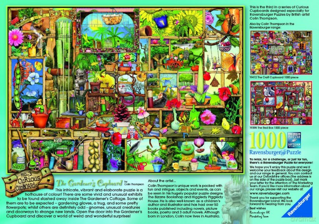 RAVENSBURGER 1000 el. Kredens ogrodnika [PUZZLE]