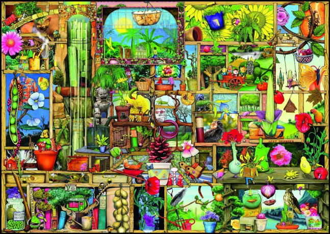 RAVENSBURGER 1000 el. Kredens ogrodnika [PUZZLE]