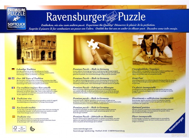 RAVENSBURGER 1000 el. Kredens ogrodnika [PUZZLE]