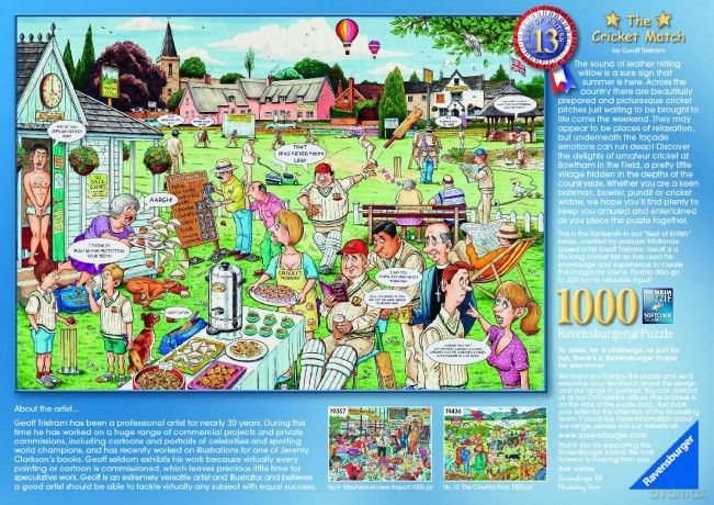 RAVENSBURGER 1000 el. Krykiet [PUZZLE]