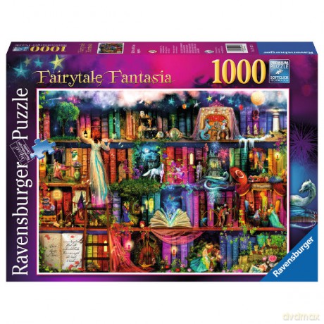 RAVENSBURGER 1000 el. Magiczna biblioteczka [PUZZLE]