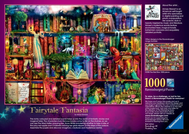 RAVENSBURGER 1000 el. Magiczna biblioteczka [PUZZLE]