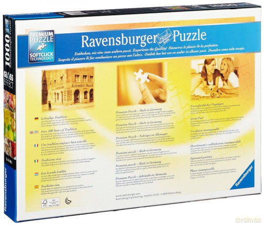 RAVENSBURGER 1000 el. Mydełka połysk [PUZZLE]