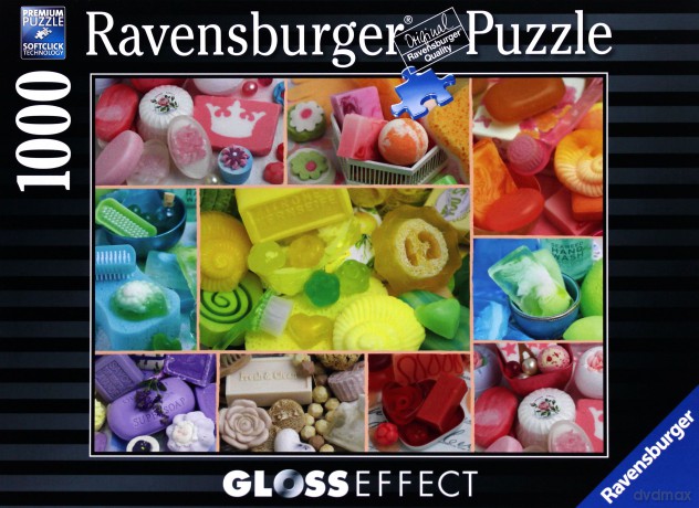 RAVENSBURGER 1000 el. Mydełka połysk [PUZZLE]