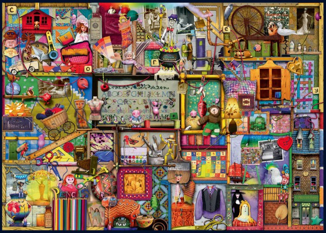 RAVENSBURGER 1000 el. Niepowtarzalny kredens [PUZZLE]