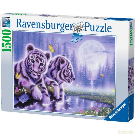 RAVENSBURGER 1500 el. Małe tygrysiątka [PUZZLE]