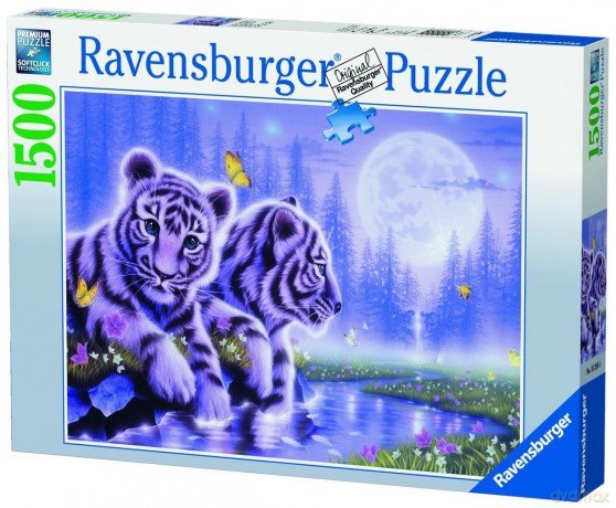 RAVENSBURGER 1500 el. Małe tygrysiątka [PUZZLE]
