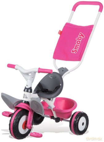 SMOBY Rowerek Baby Balade różowy