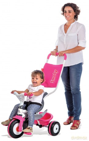 SMOBY Rowerek Baby Balade różowy