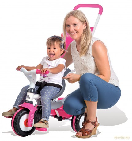 SMOBY Rowerek Baby Balade różowy