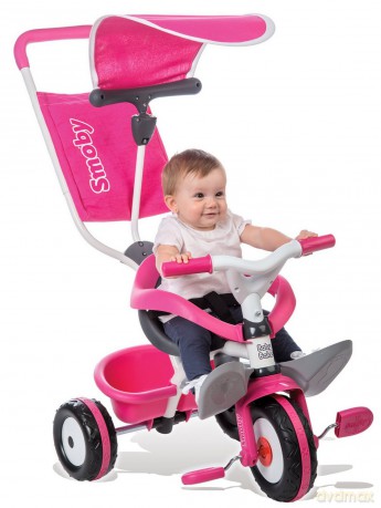 SMOBY Rowerek Baby Balade różowy
