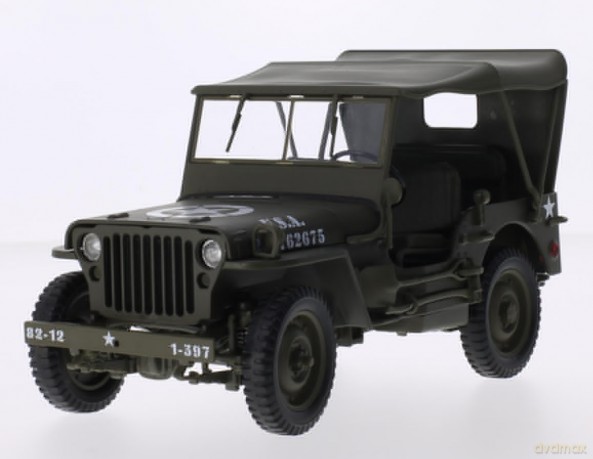 WELLY Jeep Willys U.S. Army (mattoliv)