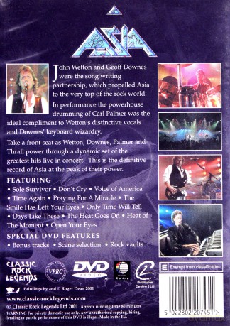 Asia [DVD]