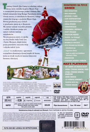 Grinch: Świąt nie będzie [DVD]