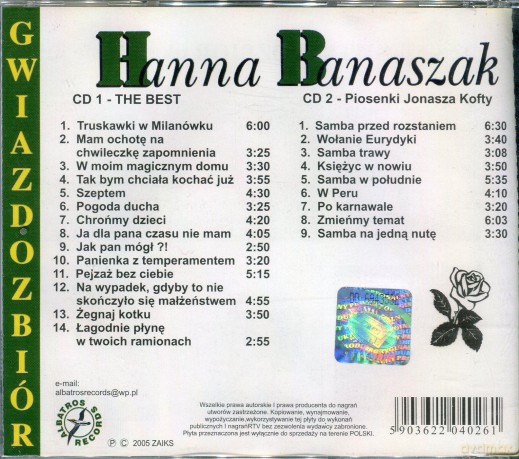 Hanna Banaszak: The Best of (Gwiazdozbiór) [2CD]