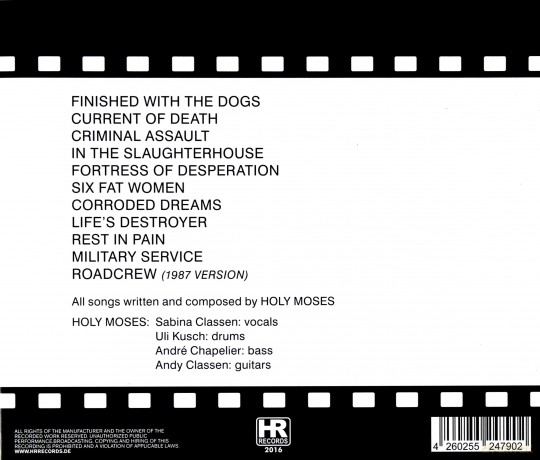 Holy Moses: Finished With The Dogs [CD]