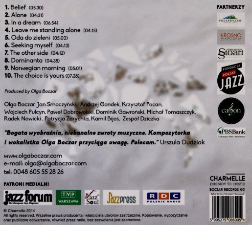 Olga Boczar: Music Essence [CD]