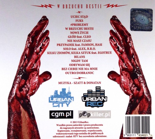 Tusz na Rękach: W Brzuchu Bestii [CD]