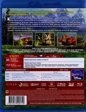 Dobry Dinozaur (Disney) [Blu-Ray 3D]+[Blu-Ray]