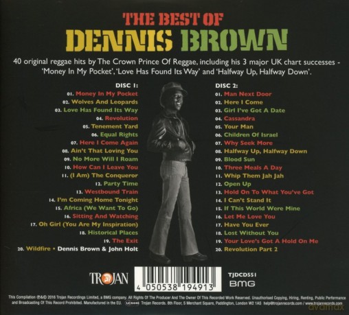 Dennis Brown: the Best Of (digipack) [2CD]