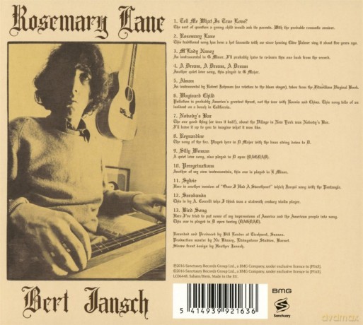 Bert Jansch: Rosemary Lane (digipack) [CD]