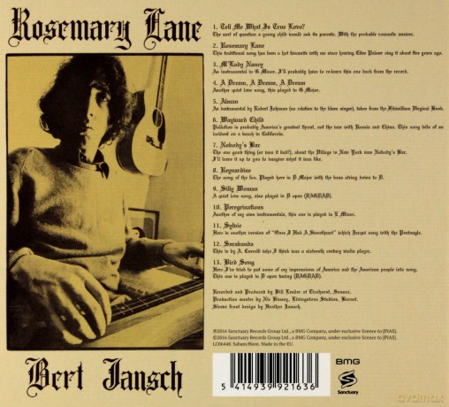 Bert Jansch: Rosemary Lane (digipack) [CD]
