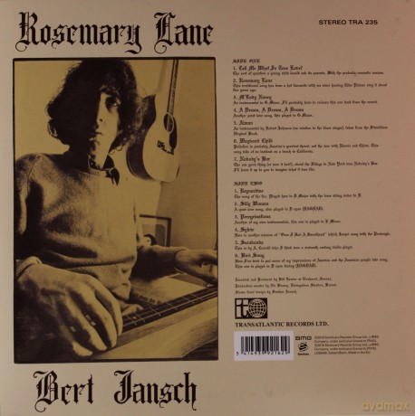 Bert Jansch: Rosemary Lane [Winyl]