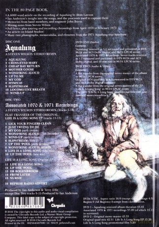 Jethro Tull: Aqualung - 40th Anniversary Adapted Edition [2CD]+[2DVD]