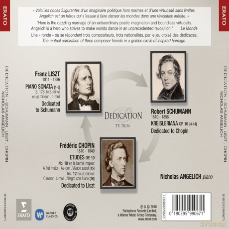Nicholas Angelich: Dedication [CD]