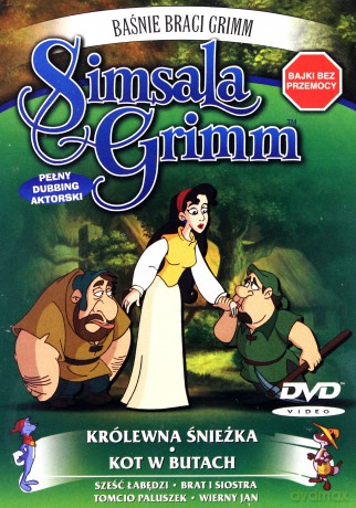 Baśnie Braci Grimm Simsala Grimm: Królewna śnieżka, kot w butach [DVD]