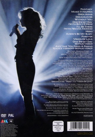 Mariah Carey: Live at Madison Square Garden [DVD]