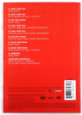 Justin Timberlake: Justified, The videos [DVD]