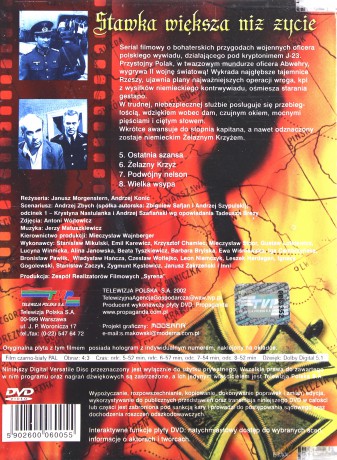 Stawka większa niż życie cz. 2 (odcinki 5-8) [DVD]