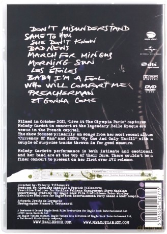 Melody Gardot: Live At The Olympia Paris [DVD]