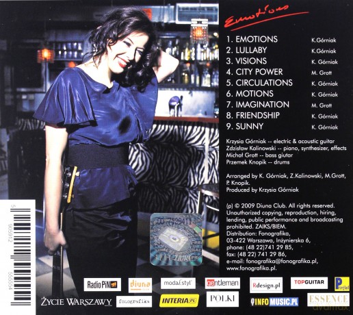 Krzysia Górniak: Emotions [CD]