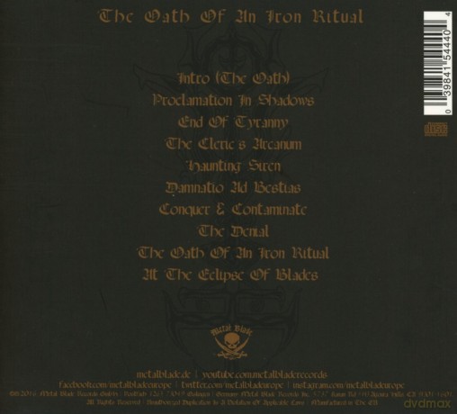 Desaster: The Oath Of An Iron Ritual (Limited Edition) (digipack) [CD]