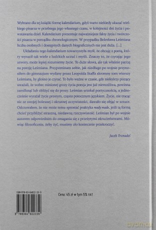 Kalendarium Leśmianowskie - Jacek Trznadel (twarda) [KSIĄŻKA]