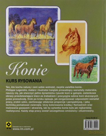 Konie. Kurs rysowania - Phillippe Legendre [KSIĄŻKA]